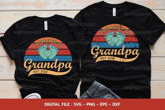 Promoted to Grandpa Est.2022 Sunset Embroidery Review