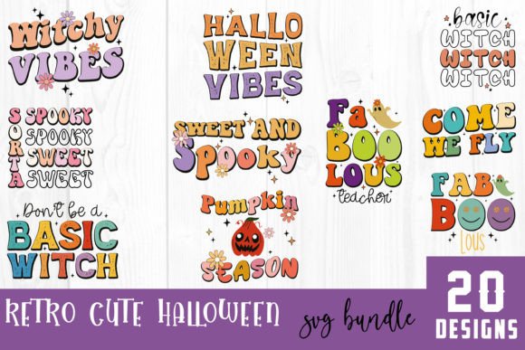 Retro Cute Halloween SVG Bundle Vol.6 Review