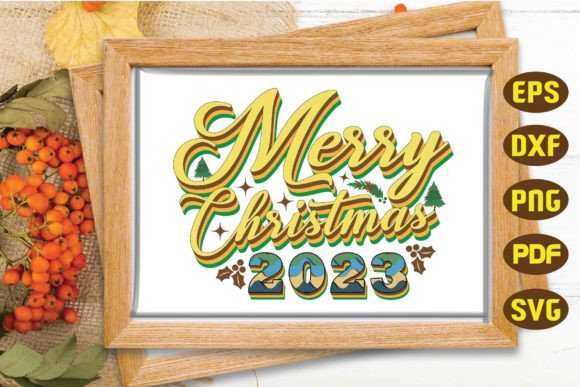 Retro Merry Chritsmas 2023 Svg Review